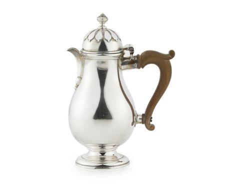 A collection of flatware and a water potthe water pot Wilson and Sharp (retailer) London 1936, of plain baluster form, cut ca
