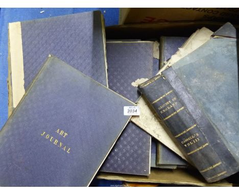 A quantity of Art Journals etc.
