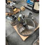 (4x) Wall Mount Fans ($20 Loading fee will be added to buyer's invoice)