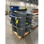 (18) Assorted Waste Cans ($25 Loading fee will be added to buyer's invoice)