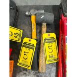 (2) Hammers; Estwing Rubber Mallet & Ball Pin Hammer