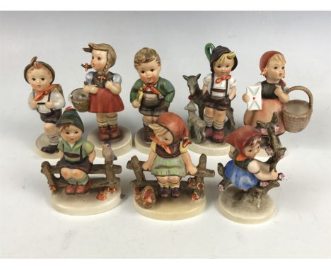 Eight Hummel figures (one a/f)