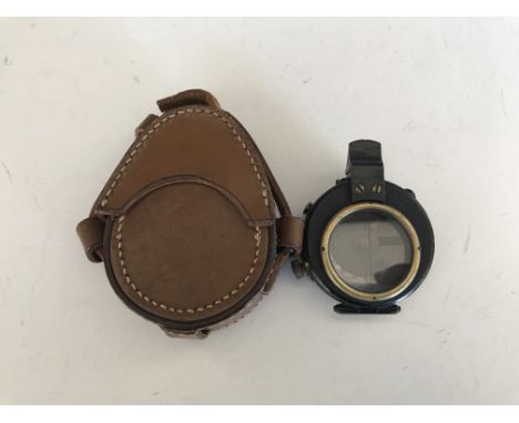 A Second World War British Army prismatic compass