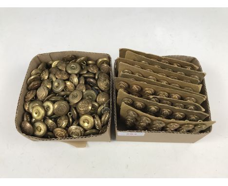 A large quantity of British Army brass buttons 