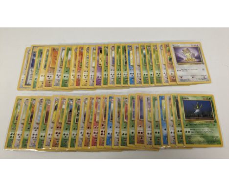 This lot features a complete Jungle expansion, the second ever PokÃ©mon trading card set released in 1999. This collection co