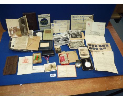 A quantity of ephemera to include letters of correspondence from the Air Ministry, London and The Chancery of The Order's of 