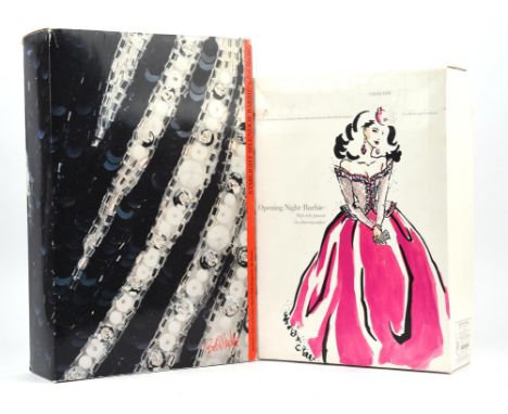 Starlight Splendor Barbie by Bob Mackie, boxed. And Opening Night Barbie (Classique Collection), boxed. Mattel Barbie Dolls (
