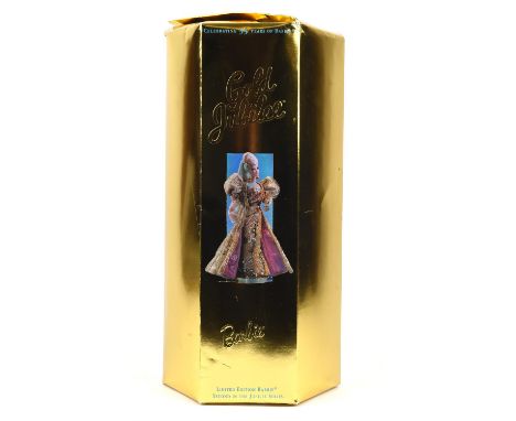Gold Jubilee Barbie. 35th Anniversary Barbie (second in the Jubilee series). Boxed. Provenance: consigned by a former employe