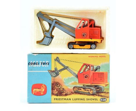 Corgi Toys - Priestman Luffing Shovel 1128, Die-Cast scale model, boxed. Charity lot: This lot is being sold on behalf of Oxf