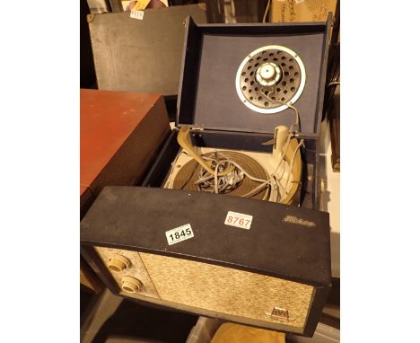 Philips stereo 1960s valve record player 