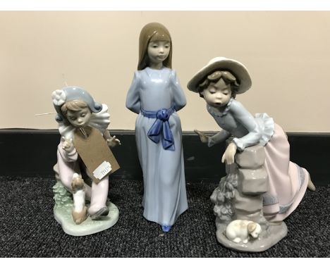 Three Nao figurines