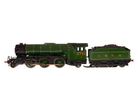 Engl. 1-C-1 Dampflok ”Green Arrow” 4771 LNER, Spur 0, elektr., grün/schwarz, mit Tender, LS, Z 3