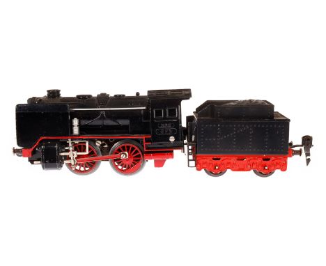 Fleischmann B-Dampflok 325, Spur 0, elektr., schwarz, mit Tender, LS, Z 3
