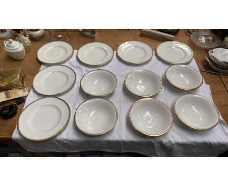  Sale Item:    12 PCE ROYAL WORCESTER BRITANNIA GOLD  Vat Status:   No Vat   Buyers Premium:  This lot is subject to a Buyers