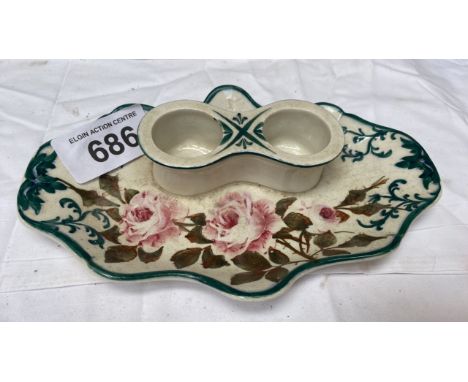  Sale Item:    WEMYSS WARE INKWELL   Vat Status:   No Vat   Buyers Premium:  This lot is subject to a Buyers Premium of 17.5%