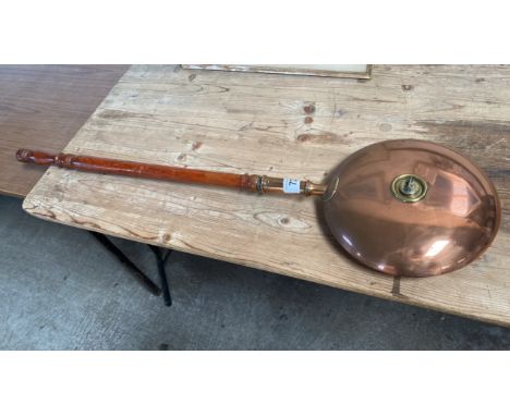  Sale Item:    COPPER BED WARMER (AF)   Vat Status:   No Vat   Buyers Premium:  This lot is subject to a Buyers Premium of 17