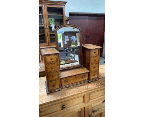  Sale Item:    9 DRAWER SWING BACK MIRROR (AF)   Vat Status:   No Vat   Buyers Premium:  This lot is subject to a Buyers Prem