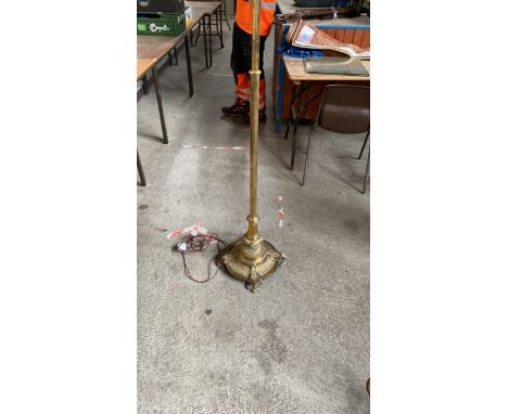  Sale Item:    BRASS STANDARD LAMP (AF)   Vat Status:   No Vat   Buyers Premium:  This lot is subject to a Buyers Premium of 
