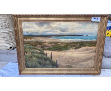  Sale Item:    OIL PAINTING COASTAL SCENE BY CHISOLM COLE  Vat Status:   No Vat   Buyers Premium:  This lot is subject to a B
