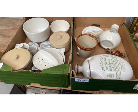  Sale Item:    2 BOXES ASSORTED POTTERY JUGS ETC (AF)  Vat Status:   No Vat   Buyers Premium:  This lot is subject to a Buyer