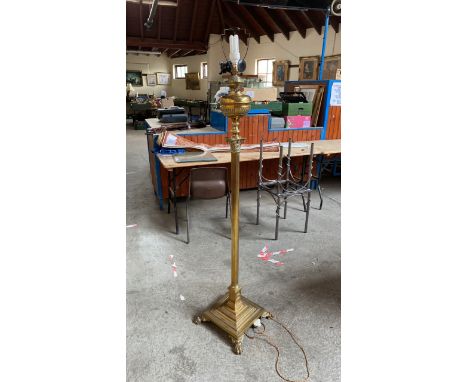  Sale Item:    BRASS STANDARD LAMP (AF)   Vat Status:   No Vat   Buyers Premium:  This lot is subject to a Buyers Premium of 
