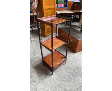  Sale Item:    MAHOGANY WHAT NOT   Vat Status:   No Vat   Buyers Premium:  This lot is subject to a Buyers Premium of 17.5% +
