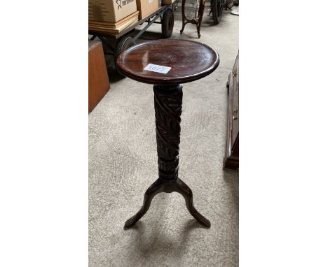  Sale Item:    MAHOGANY PLANT STAND (AF)   Vat Status:   No Vat   Buyers Premium:  This lot is subject to a Buyers Premium of