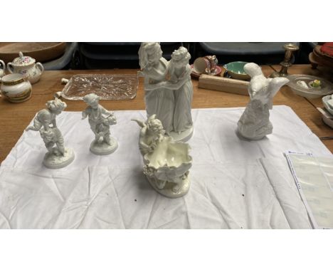  Sale Item:    BOX 5 WHITE ORNAMENTS (AF)   Vat Status:   No Vat   Buyers Premium:  This lot is subject to a Buyers Premium o