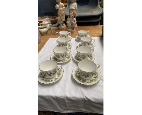  Sale Item:    16 PCE ROYAL WORCESTER LAVINIA COFFEE SET  Vat Status:   No Vat   Buyers Premium:  This lot is subject to a Bu