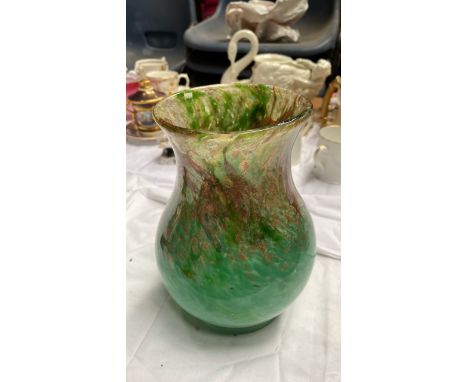  Sale Item:    LARGE SCOTTISH GLASS VASE (AF)   Vat Status:   No Vat   Buyers Premium:  This lot is subject to a Buyers Premi