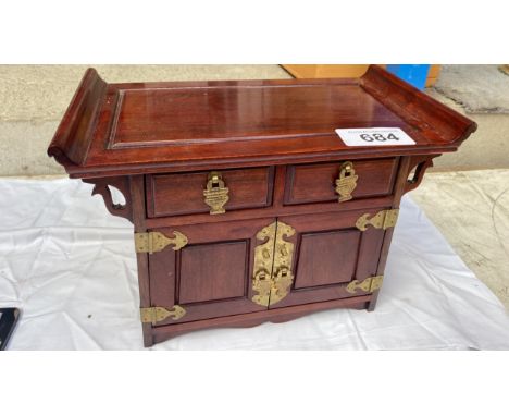  Sale Item:    SMALL ORIENTAL CABINET   Vat Status:   No Vat   Buyers Premium:  This lot is subject to a Buyers Premium of 17