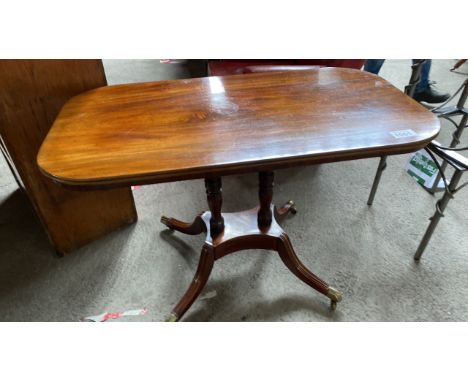  Sale Item:    MAHOGANY TABLE   Vat Status:   No Vat   Buyers Premium:  This lot is subject to a Buyers Premium of 17.5% + Va