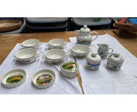  Sale Item:    BOX VILLEROY &amp; BOCH 2PC BOTANICA 9PC NAIF &amp; 1 XMAS NAIF  Vat Status:   No Vat   Buyers Premium:  This 