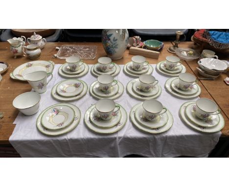  Sale Item:    37 PCE AYNSLEY TEA SET (AF)   Vat Status:   No Vat   Buyers Premium:  This lot is subject to a Buyers Premium 