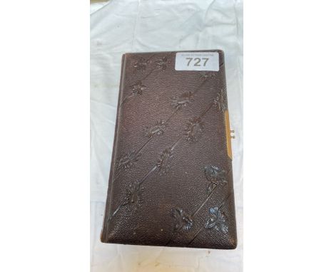 Sale Item:    LEATHER BOUND VICTORIAN PHOTO ALBUM  Vat Status:   No Vat   Buyers Premium:  This lot is subject to a Buyers P