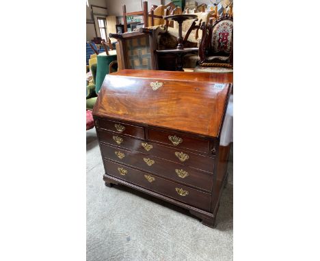  Sale Item:    MAHOGANY BUREAU DESK (AF)   Vat Status:   No Vat   Buyers Premium:  This lot is subject to a Buyers Premium of
