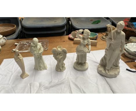  Sale Item:    5 PORCELAIN FIGURES (1 AF)   Vat Status:   No Vat   Buyers Premium:  This lot is subject to a Buyers Premium o