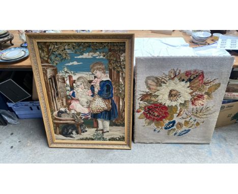  Sale Item:    2 TAPESTRY PICTURES (AF)   Vat Status:   No Vat   Buyers Premium:  This lot is subject to a Buyers Premium of 