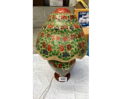  Sale Item:    PIG SKIN LAMP (AF)   Vat Status:   No Vat   Buyers Premium:  This lot is subject to a Buyers Premium of 17.5% 