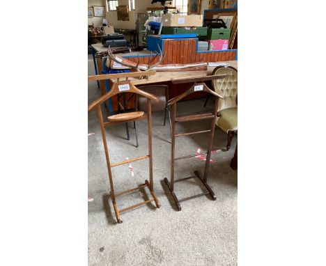  Sale Item:    2 CLOTHES VALET STANDS (AF)   Vat Status:   No Vat   Buyers Premium:  This lot is subject to a Buyers Premium 
