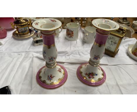  Sale Item:    PAIR OR CANDLE STICKS   Vat Status:   No Vat   Buyers Premium:  This lot is subject to a Buyers Premium of 17.