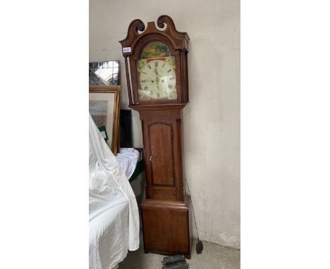  Sale Item:    OAK GRANDFATHER CLOCK R MILNE MONTROSE (AF)  Vat Status:   No Vat   Buyers Premium:  This lot is subject to a 