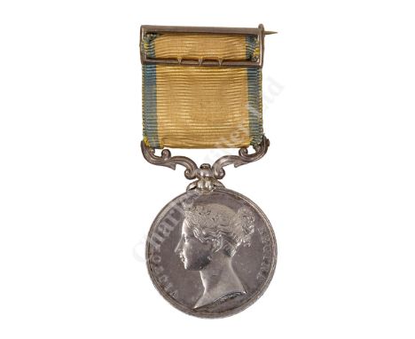 LT. E.H. HOWARD'S BALTIC MEDAL, 1854-55, inscribed to edge Lt. E. H. Howard / H.M.S. Duke of Wellington; together with a cont