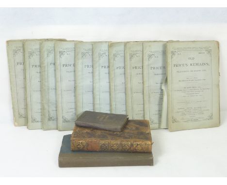(BRAITHWAITE R).  Drunken Barnaby's Four Journeys to the North of England. Rubricated title. Orig. brds. 1822; also John Pric