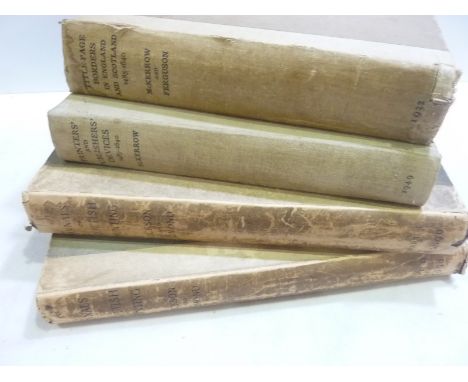 MCKERROW R. B.  Title-Page Borders Used in England & Scotland, 1485-1640 & Printers' & Publishers' Devices in England & Scotl