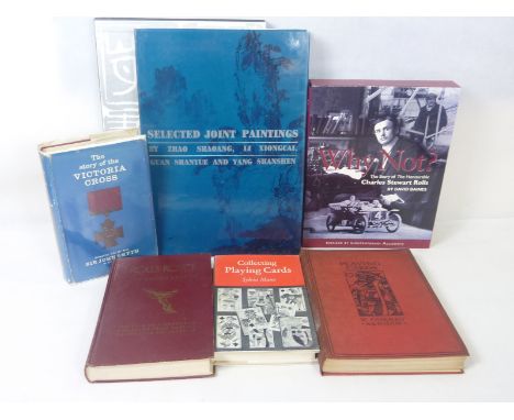 Various.  A vol. re. Chinese painting; 2 re. playing card collecting, 2 re. Rolls Royce & 1 other.  (6).