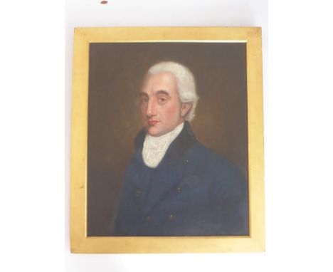 OIL PORTRAIT DEPICTING A GENTLEMAN IN REGENCY COSTUME, LABELLED T.MORRIS 1803