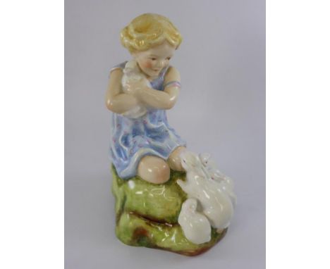 FREDA DOUGHTY ROYAL WORCESTER FIGURINE 'MY FAVOURITE' NO. 3104