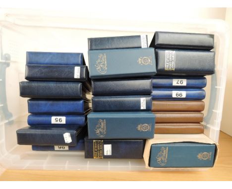 ISLE OF MAN LARGE COLLECTION OF FIRST DAY COVERS &amp; PRESENTATION PACKS IN 21 VOLUMES   Container with 21 cover albums with