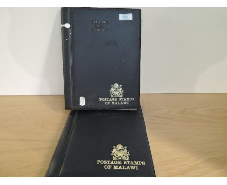 MALAWI COLLECTION OF 50+ ILLUSTRATED FIRST DAY COVERS DATING 1970's   Two Malawi cover albums with a collection of estimated 